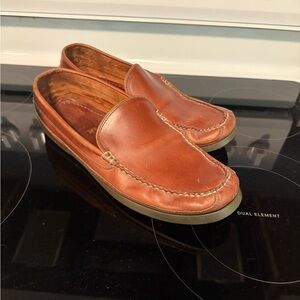 LL Bean Classic Brown Leather Loafers